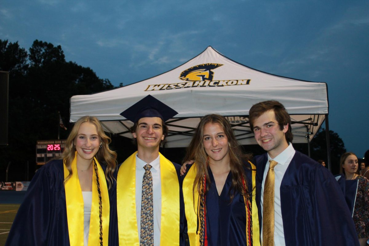 Class of 2025 members: Olivia Bellinzoni, Alex Winkowski, Olivia Lore, and Matthew Romano (left to right)