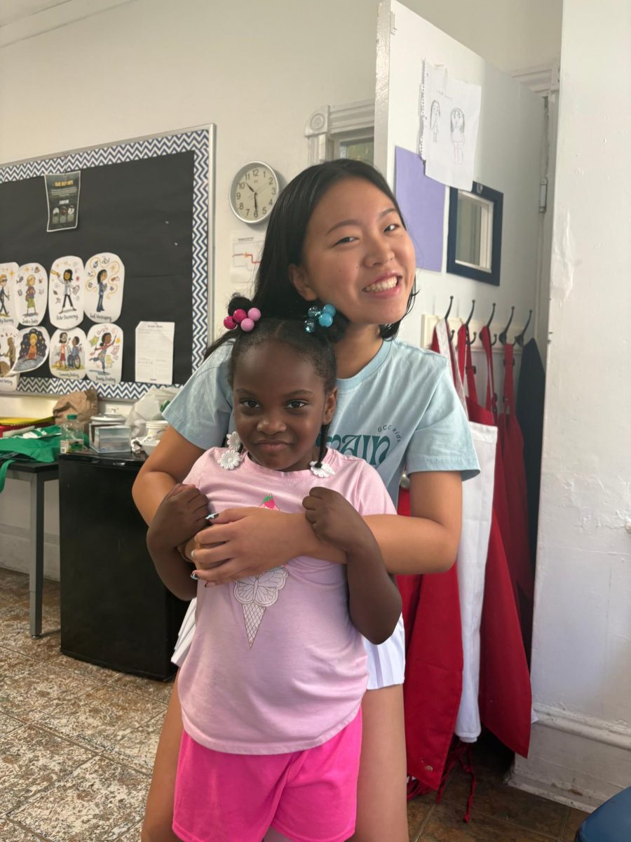 Sophia Kim ('26) connects with youth in Philadelphia